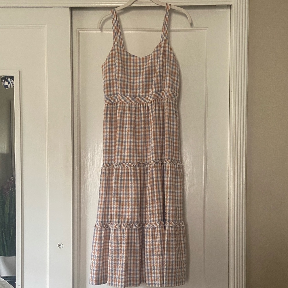 Gingham picnic dress